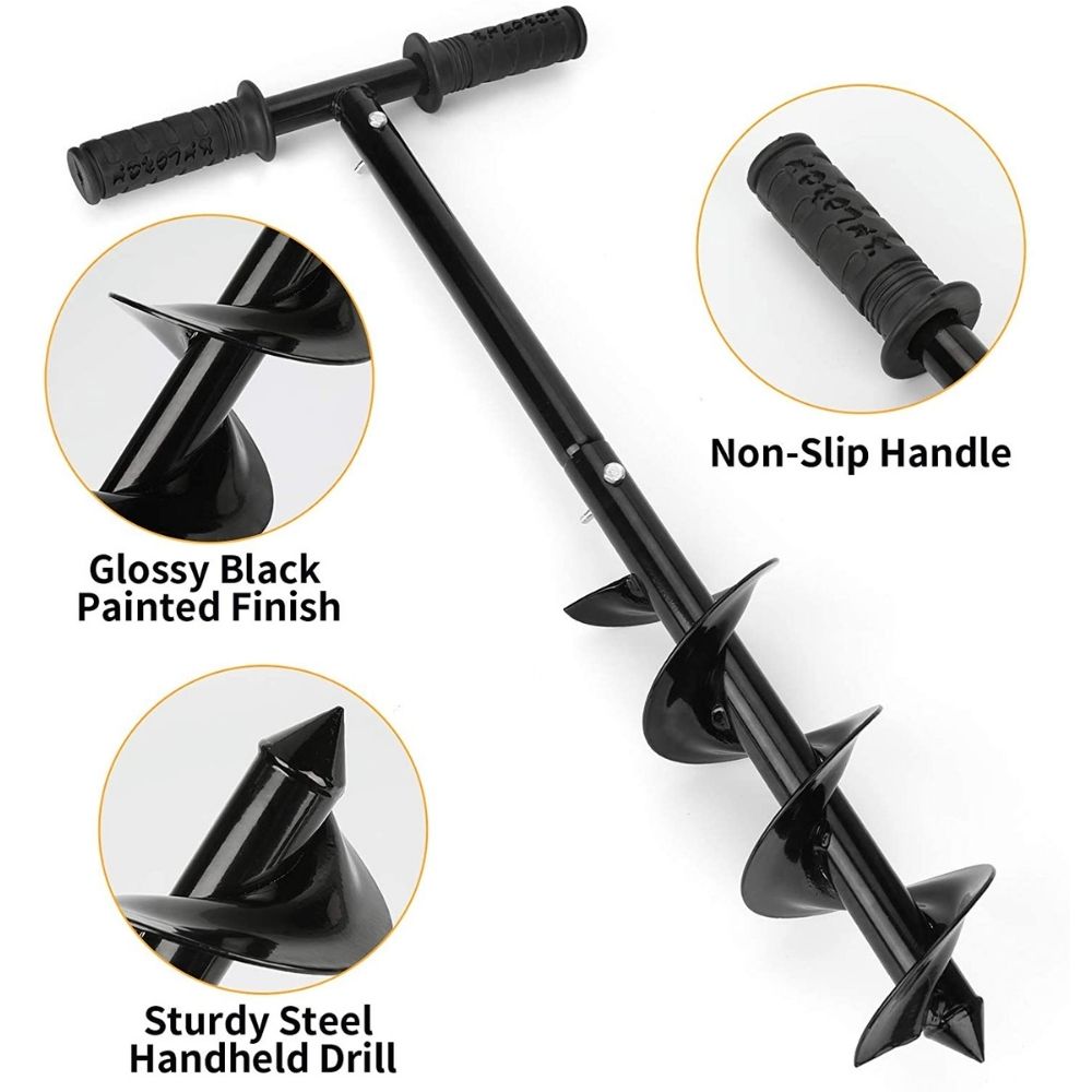 Manual Auger Post Digger | Manual Post Hole Drill | Hand Held Auger: image 11