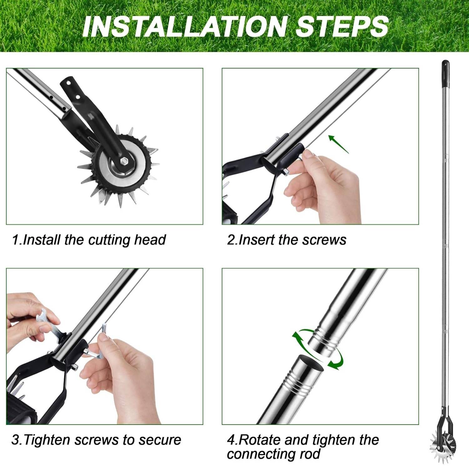 Lawn Edger Tool | Grass Edger Tool | Manual Grass Edger: image 3
