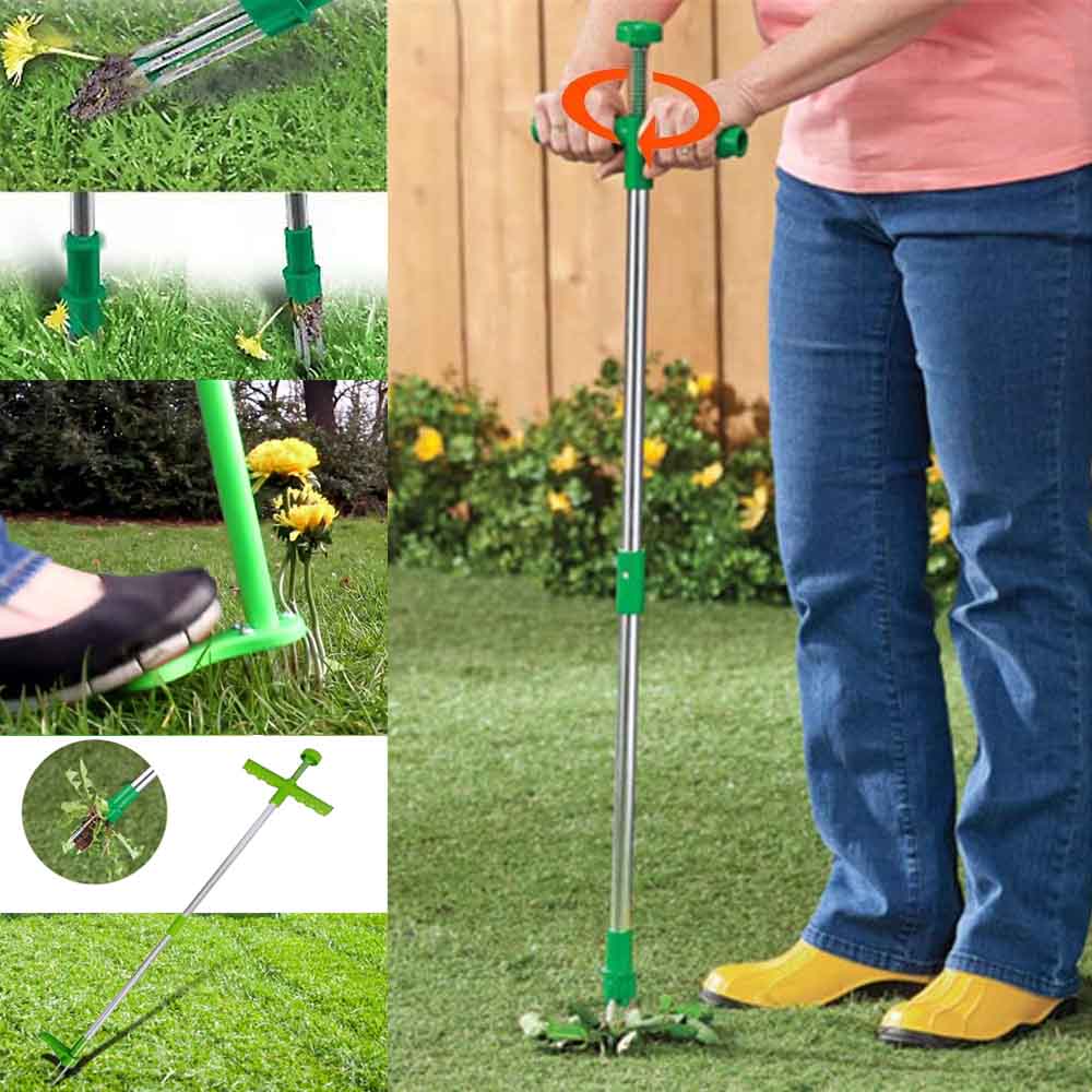 Portable Weed Puller | Stand Up Root Removal Tool: image 3