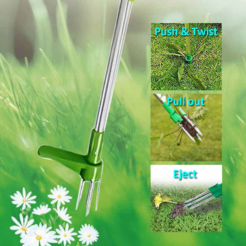Portable Weed Puller | Stand Up Root Removal Tool: image 4