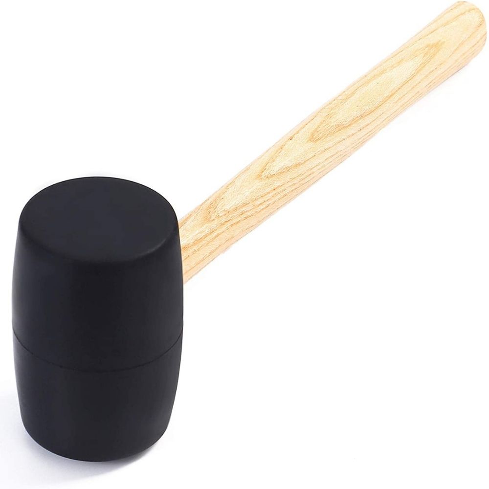 Rubber Mallet With Wood Handle (For Garden Edging Spikes): image 2