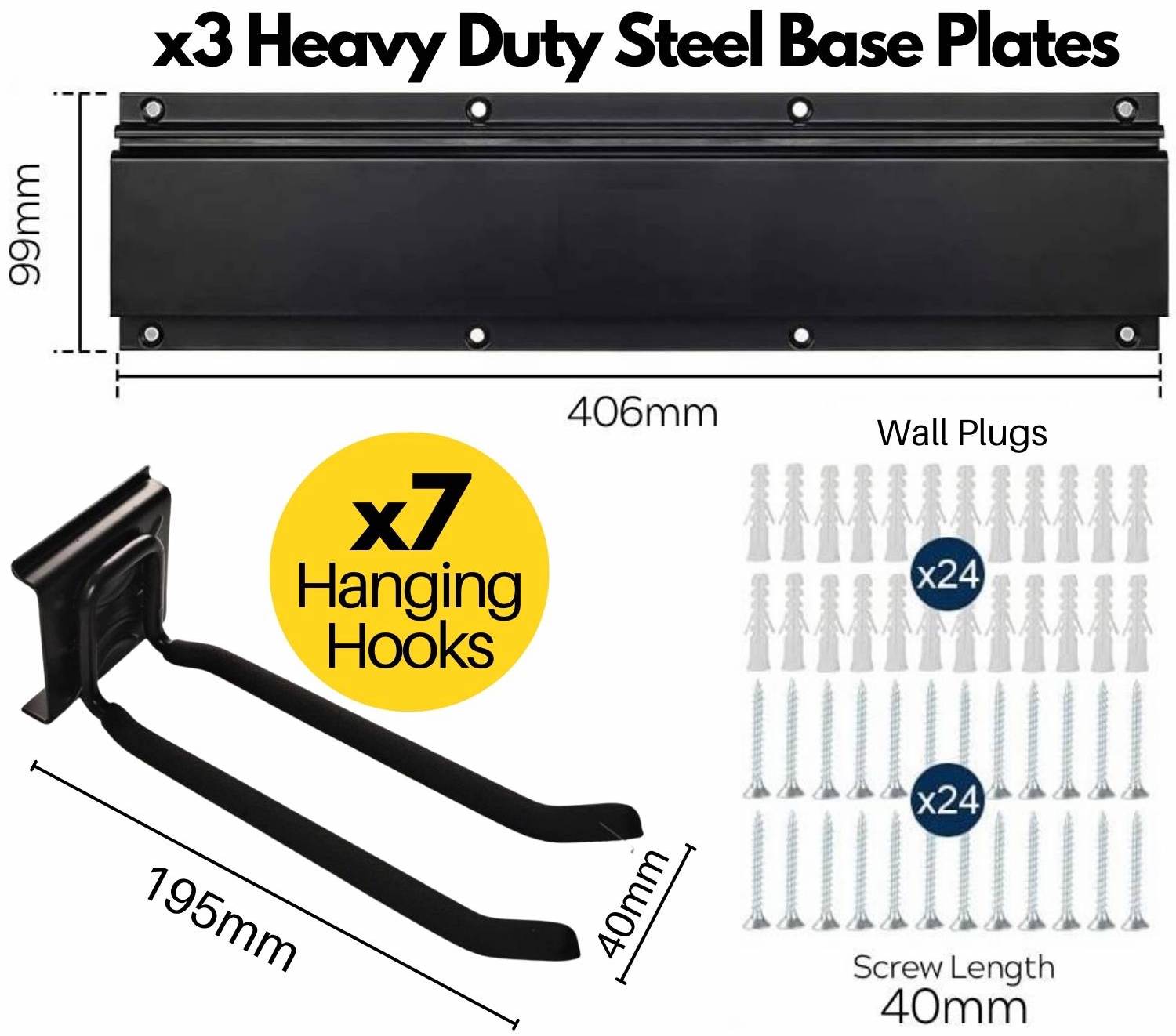 Garden Tool Organiser | Tool Organiser Wall | Garage Rack For Tools: image 10