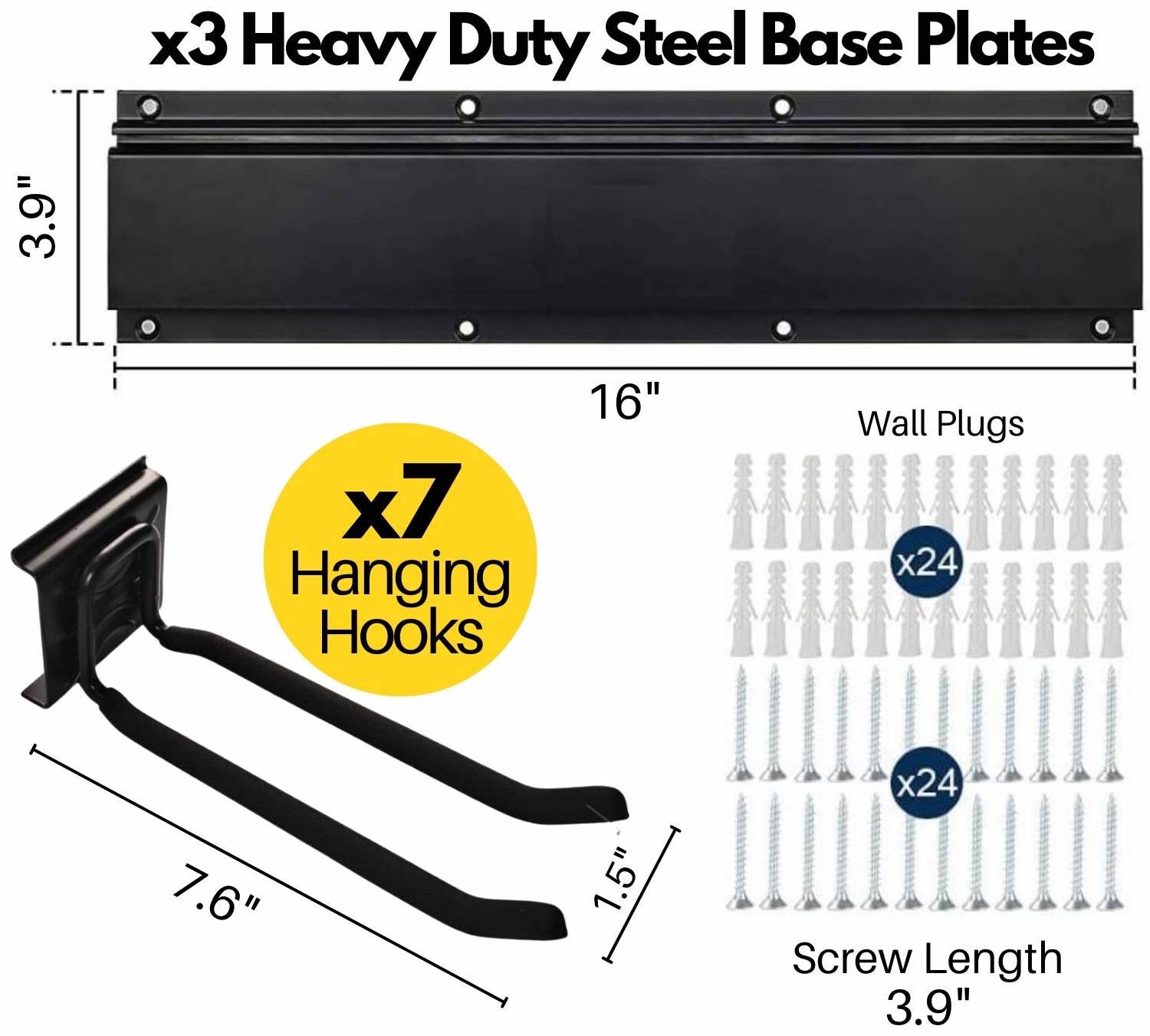 Garden Tool Organiser | Tool Organiser Wall | Garage Rack For Tools: image 14