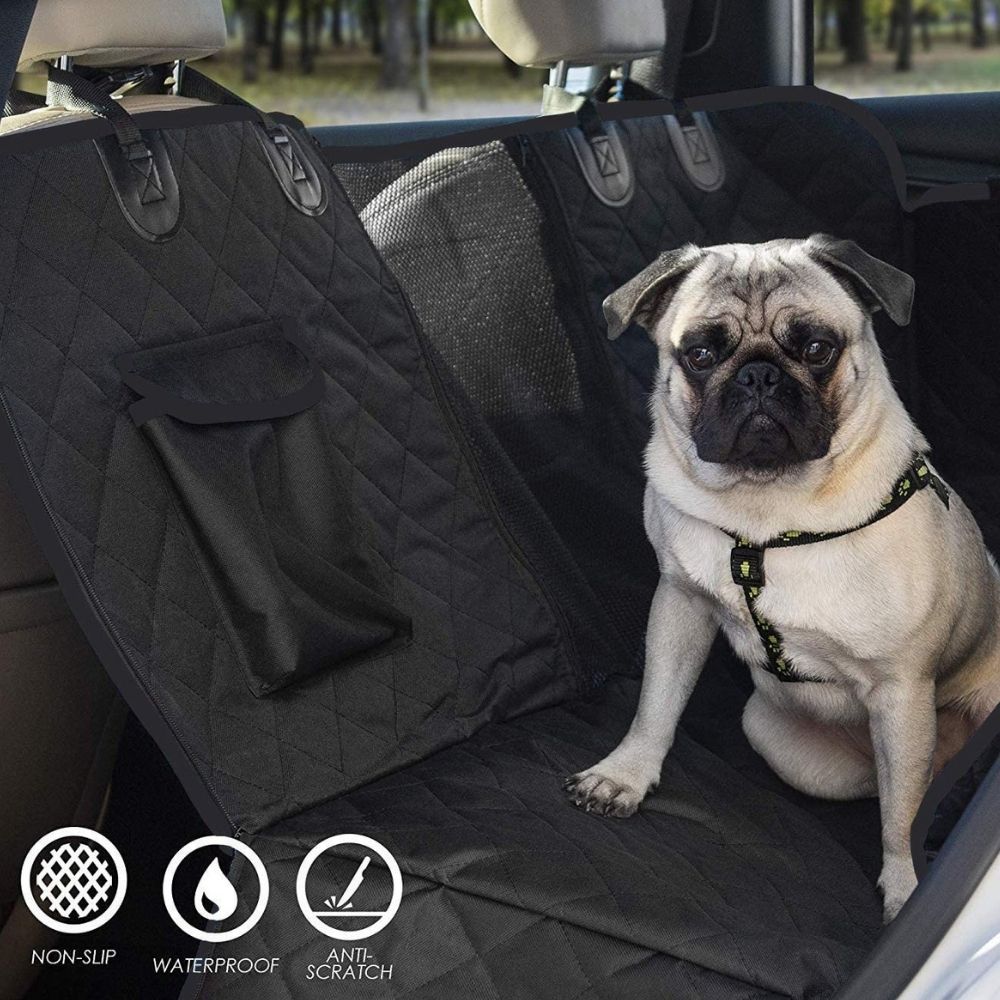 100% Waterproof Car Seat Cover for Dogs - Durable Scratch Resistant Dog  Seat Cover - 600D Heavy Duty Hammock Back Seat Cover for Dogs – Universal  Fit