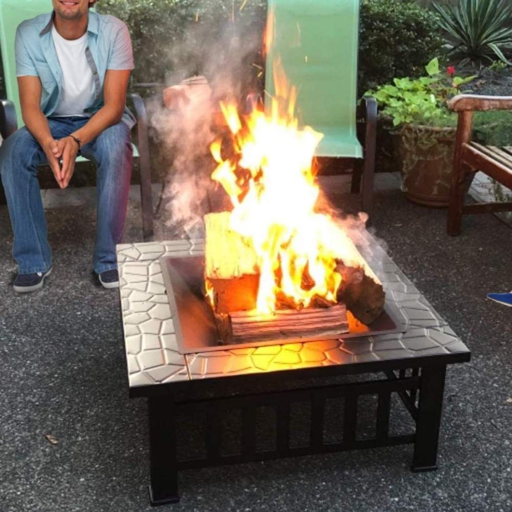 fire pit outdoor wood burning