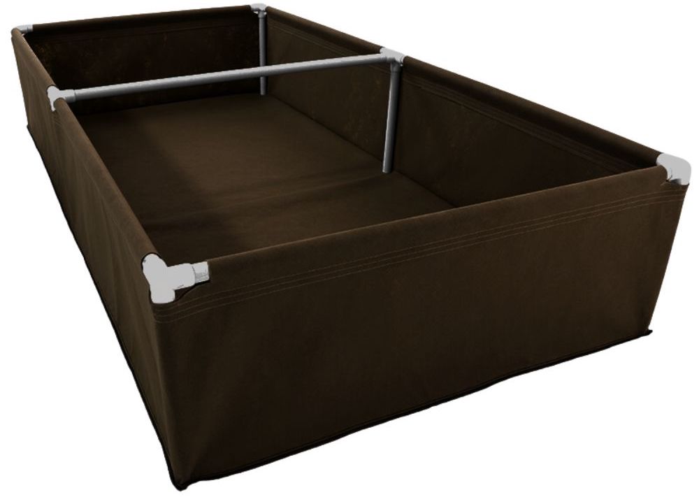 buy fabric raised garden bed with frame